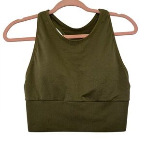 Pink Active Seamless Racerback Sports Bra